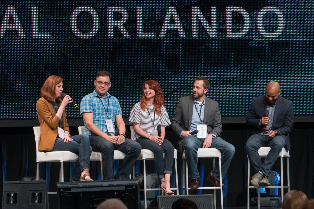 Panel discussion at Digital Orlando